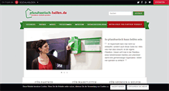 Desktop Screenshot of pfandtastisch-helfen.de